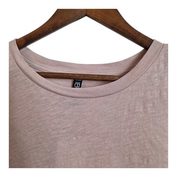 Body Women's Muscle Cropped Tee Oyster Pink Sleeveless Crew Neck  XL - Picture 4 of 11